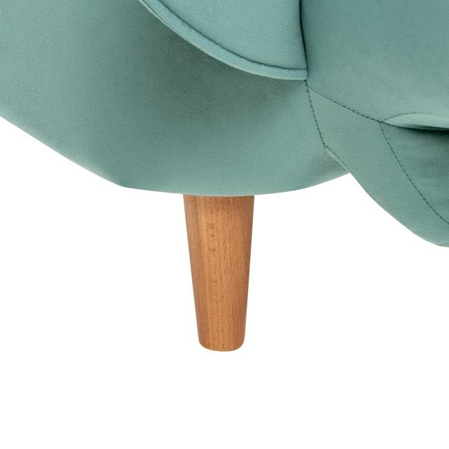 Пуф Leset Dino COMBI V43 зелёный, компаньон V01 белый Бук