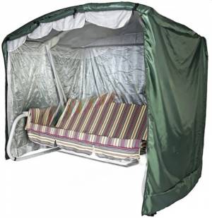 Чехол  для садовых качелей Венеция/Элегант Премиум/Артемида - 212х142х200, зеленый