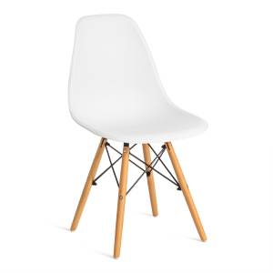 Стул CINDY (EAMES) (mod. 001) / 1 шт. в упаковке дерево бук/металл/сиденье пластик, 51x46x82.5см, white (белый) Стул CINDY (EAMES) (mod. 001) / 1 шт. в упаковке дерево бук/металл/сиденье пластик, 51x46x82.5см, white (белый)