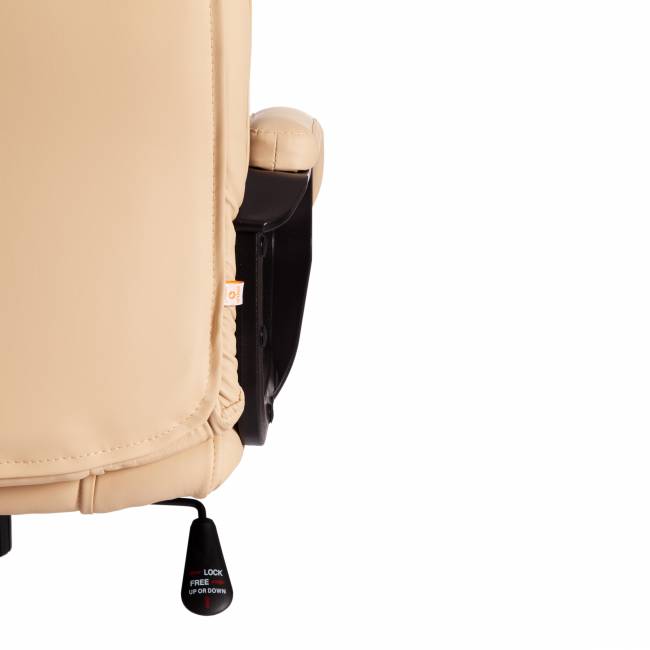 Кресло BERGAMO хром (22) кож/зам, бежевый, 36-34 бежевый кож/зам Кресло BERGAMO хром (22) кож/зам, бежевый, 36-34 бежевый кож/зам