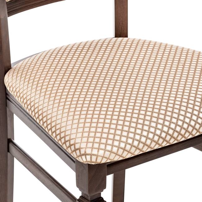 Стул Leset Монтана Орех шоколадный Атина золотой Орех шоколадный