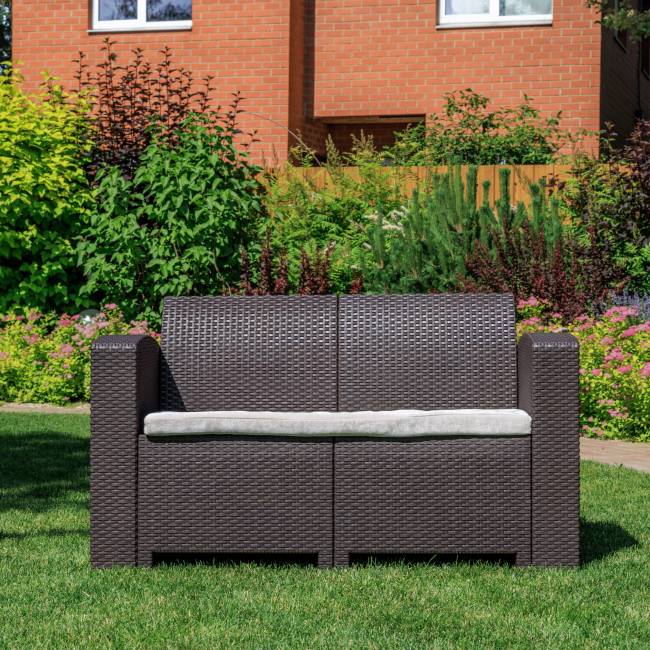 2-х местный диван LANA LUX коричневый 2-х местный диван LANA LUX коричневый