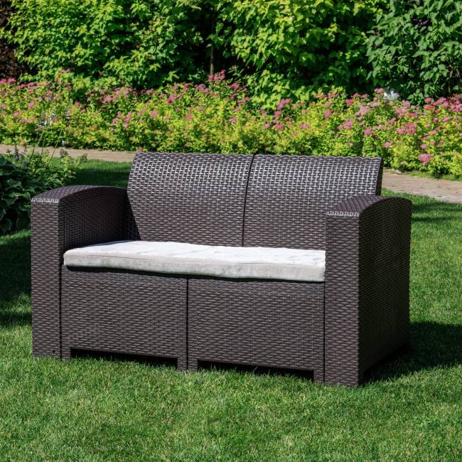 2-х местный диван LANA LUX коричневый 2-х местный диван LANA LUX коричневый