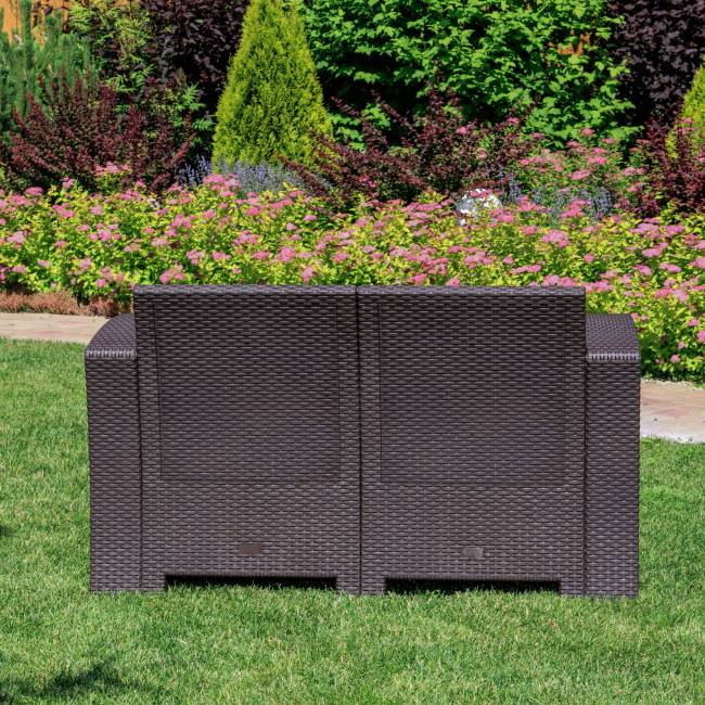 2-х местный диван LANA LUX коричневый 2-х местный диван LANA LUX коричневый