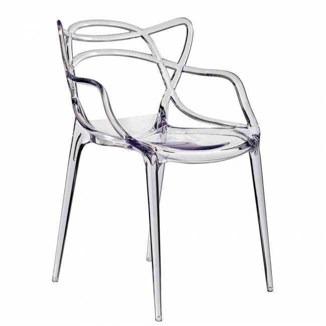 Комплект из 4-х стульев Masters прозрачный Комплект из 4-х стульев Masters прозрачный