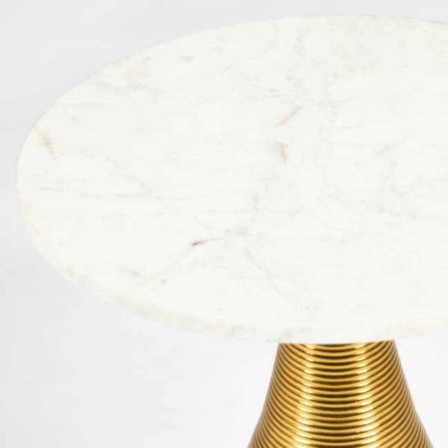 Столик кофейный Secret De Maison CINTRA ( mod. 12473 ) алюминиевый сплав/мрамор, 40,7x40,7x52,7см, золотой/gold золотой/gold алюминиевый сплав/мрамор