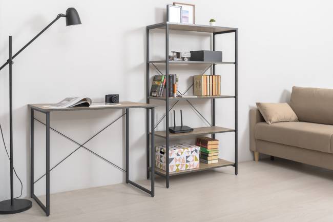 Стеллаж Трувор 13.151.01 цвет дуб гранж песочный/интра Стеллаж Трувор 13.151.01 цвет дуб гранж песочный/интра