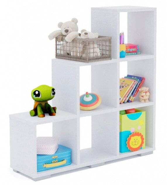 Стеллаж Стильный 108 С-1 белый