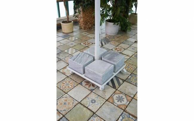 Зонт "MISTRAL 300", квадратный, зеленый Зонт "MISTRAL 300", квадратный, зеленый