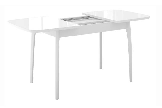 Стол DikLine M15 белый/стекло белое optiwhite