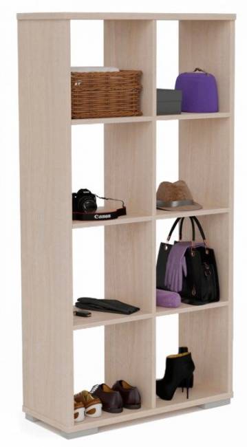 Стеллаж Стильный  С-4 шимо светлый