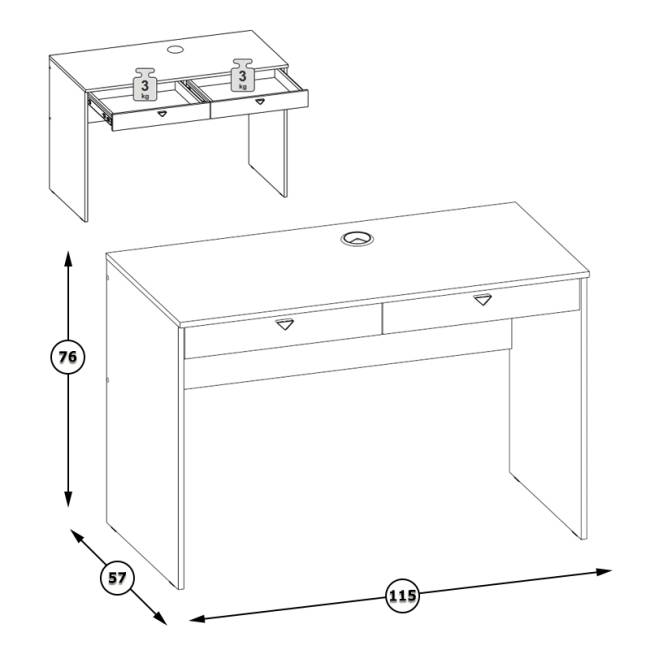 Кровать Муссон 11.41 с основанием и прикроватный столик цвет дуб эндгрейн элегантный