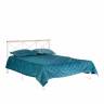 Кровать Iris (mod.9311) дерево гевея/металл, 160*200 см (Queen bed), Белый (White) Белый (White) дерево гевея/металл